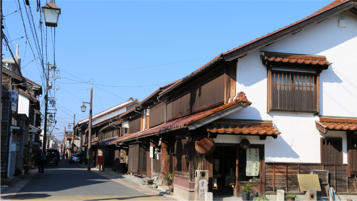 倉吉東の風景